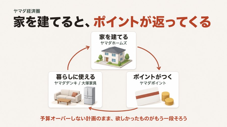 ヤマダポイントの循環