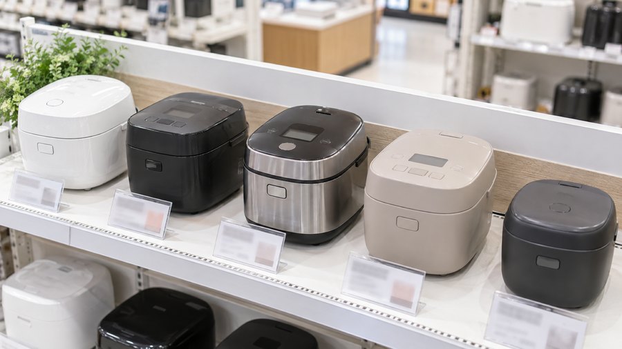 複数メーカーが並ぶ売り場